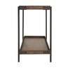 Alaterre Furniture 48 W, 18 L, 30 H, Oak Top, Rustic Brown ANKY10RBG